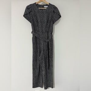 Calvin Klein Black and White Jumpsuit